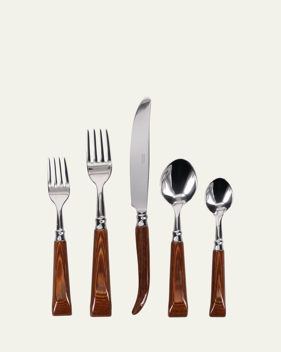 Orio 5-Piece Place Setting, Wood